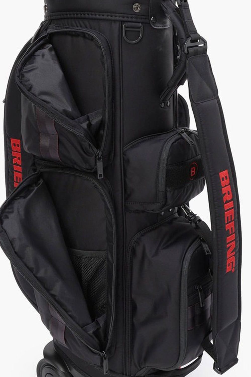 【銀行振込・代金引換不可】【返品・交換不可】【CS SERIES】 CR-6 CASTER / キャスター付き カートタイプ キャディバッグ (ブラック)