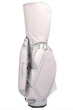【26SS】【銀行振込・代金引換不可】【返品・交換不可】 ORIOLA（オリオラ） / ブランドオリジナルテキスタイル カートタイプ キャディバッグ （モノホワイト）*