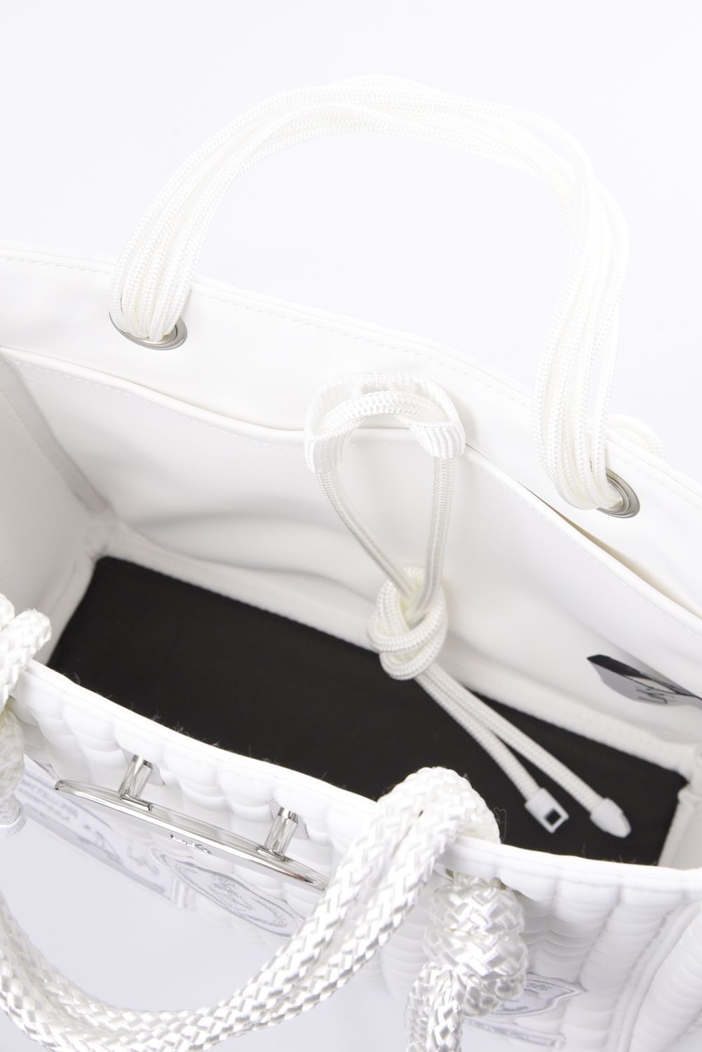 CLEAT TOTE mini TOM1003PA2 / クリート トート ミニバッグ スクエア （ホワイト/パッチ）*