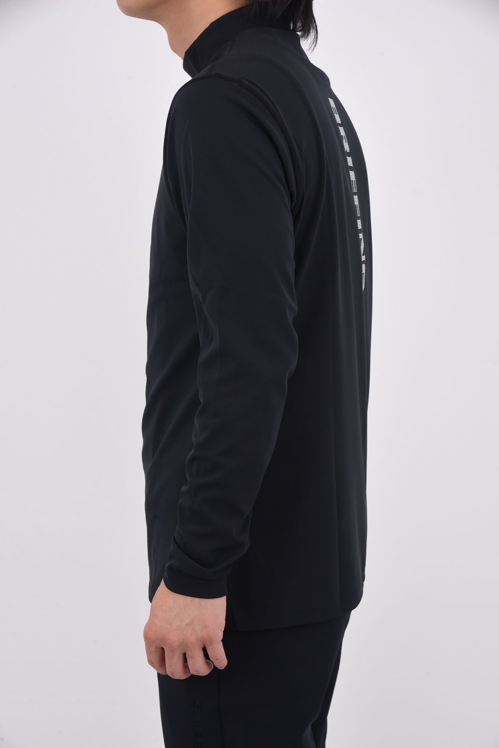【25AW】MEN'S TOUR LS HIGHNECK / ロングスリーブ モックネック (ブラック)