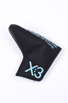 PUTTER COVER / ピンタイプ パターカバー (ブラック/ターコイズ)