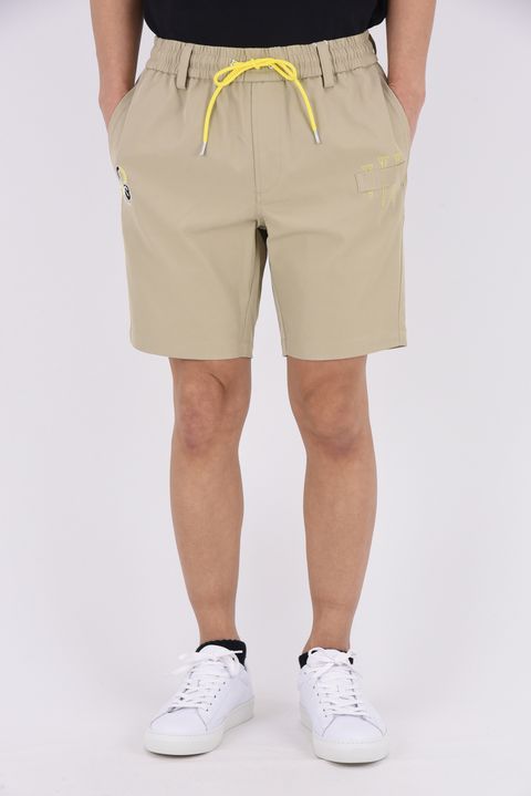 【26SS】 QUADRA PERFORMANCE TWILL GOLF SHORTS / ポリエステルツイル アイアンスカルロゴ刺繍 ショートパンツ (ベージュ)