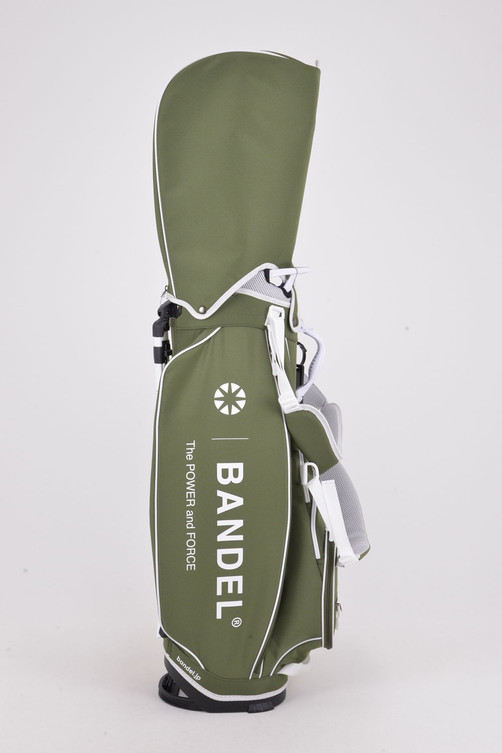 【ポイント10倍】 BANDEL × elitegrips D-Type 9.5inch CADDY BAG / エリートグリップ コラボレーション キャディバッグ (カーキ)