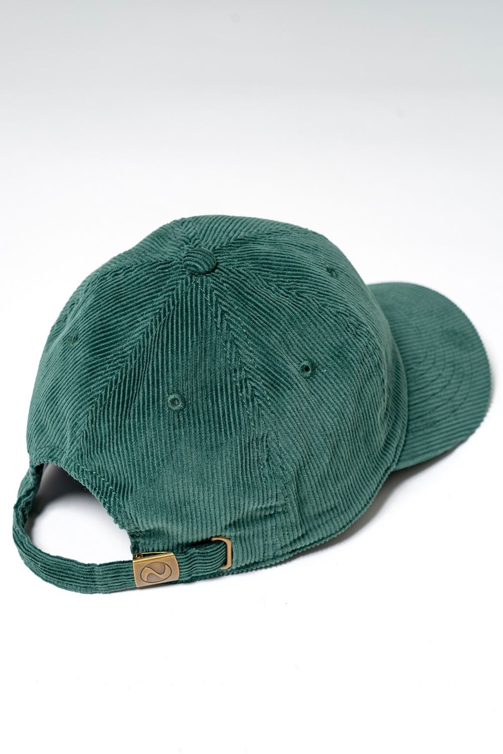 【26AW】 Uka Corduroy 6 Panel Cap / ブランドロゴ刺繍 コーデュロイキャップ (グリーン) (10月入荷予定）