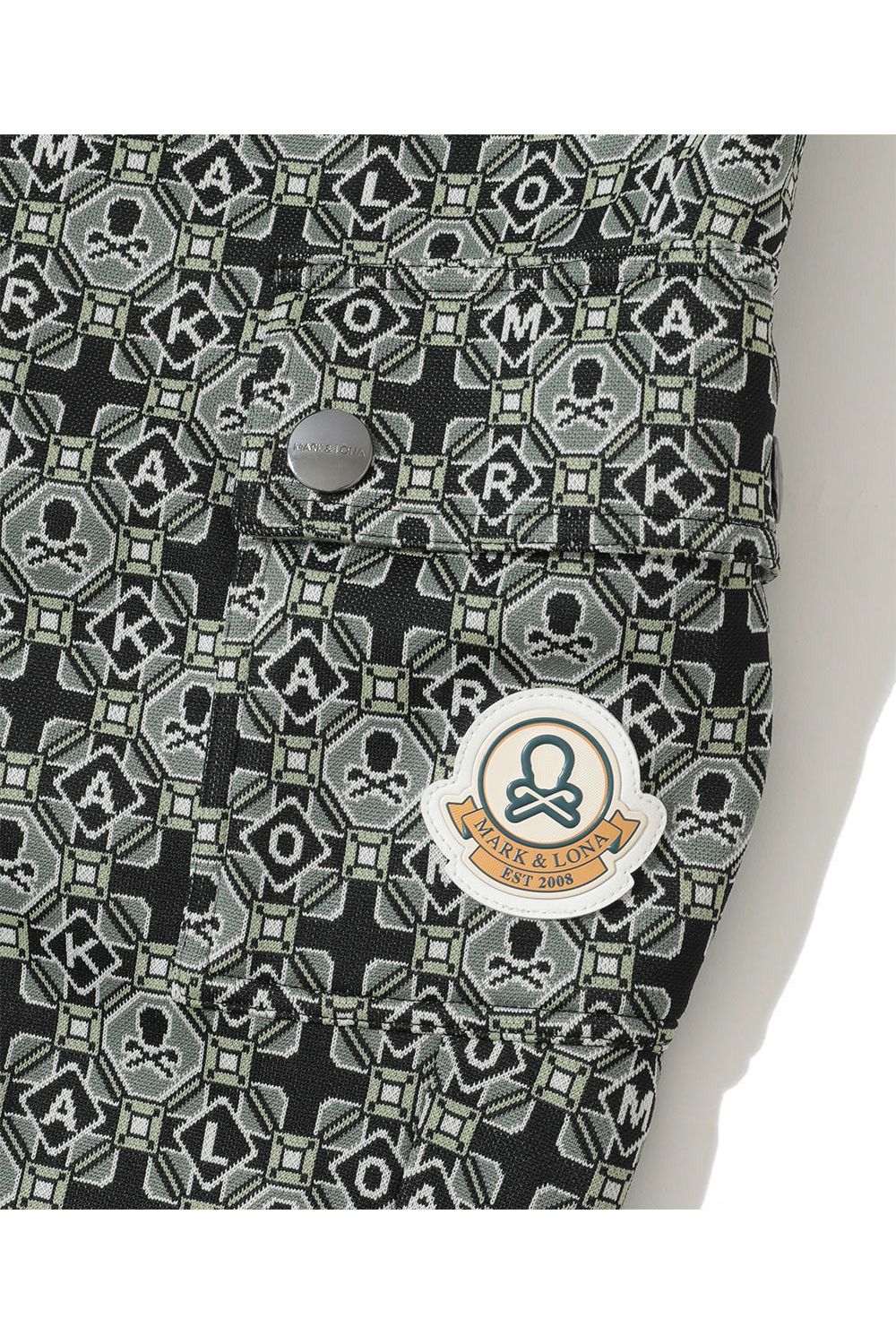 【2025AW 木村拓哉さん着用 VOL.7】 ROSETTE JACQUARD JERSEY TROUSER / ジオメトリックパターン カーゴポケット付きロングパンツ (カーキ)