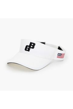 【26SS】 MEN’S BG LOGO VISOR / BGロゴ サンバイザー (ホワイト)