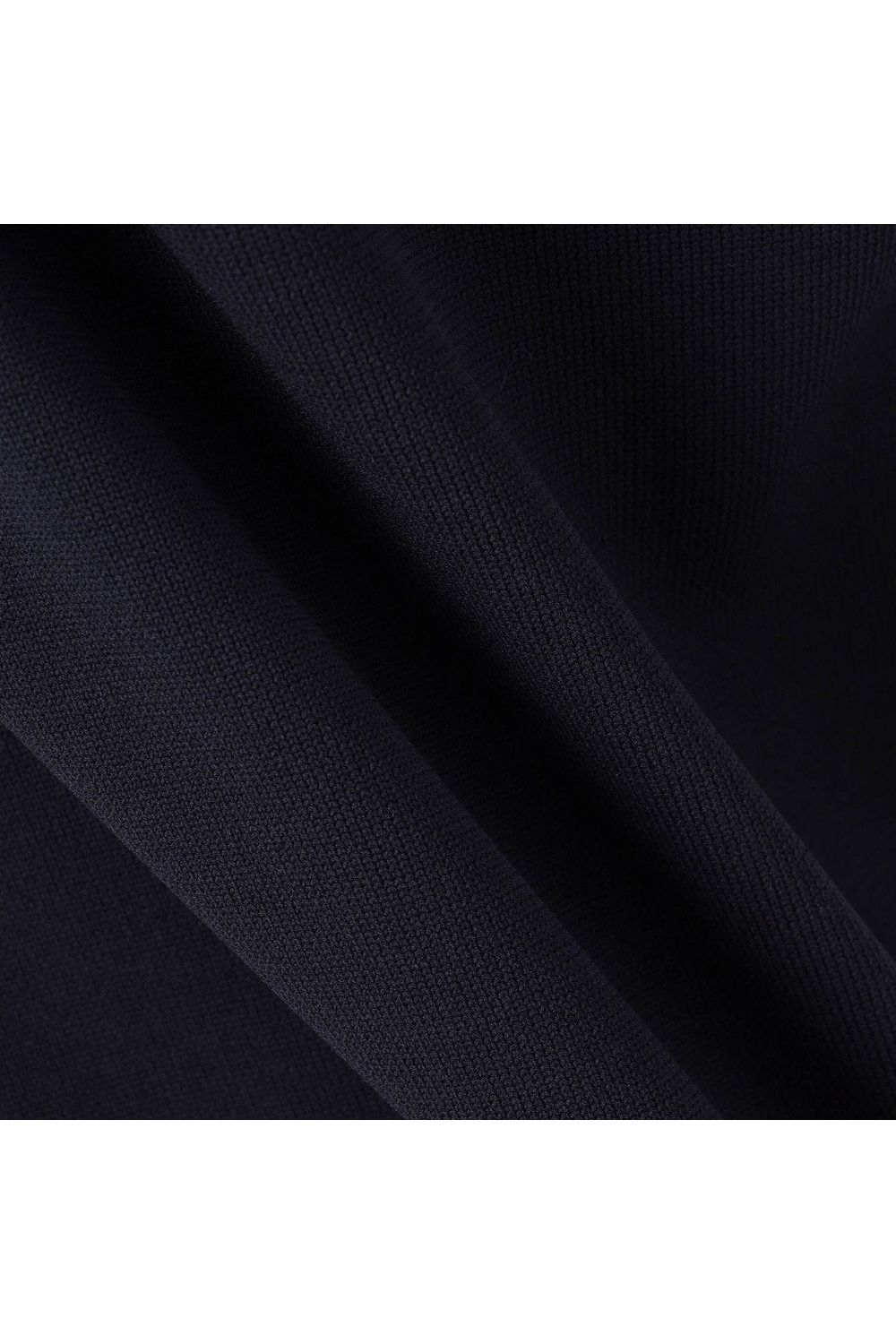 【26AW】 MEN’S PLANE KNIT HALFZIP / BGロゴ ハーフジップニット (ネイビー)