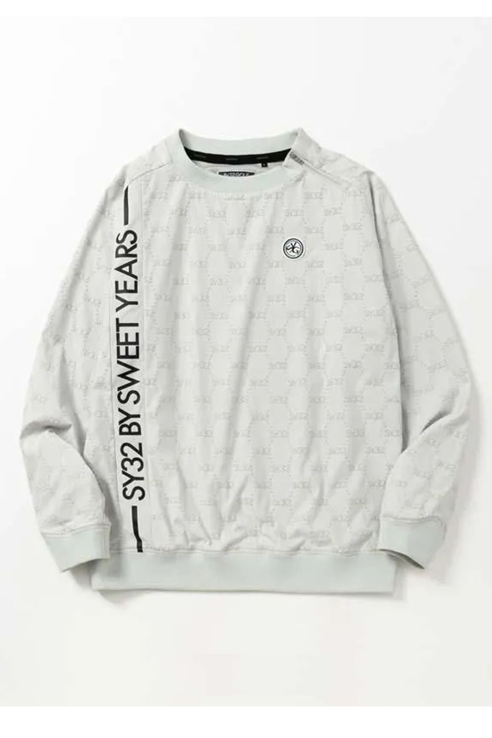 【25AW】 FLOCKY WOVEN PULLOVER / フロッキーウーブン プルオーバー (ライトグレー)