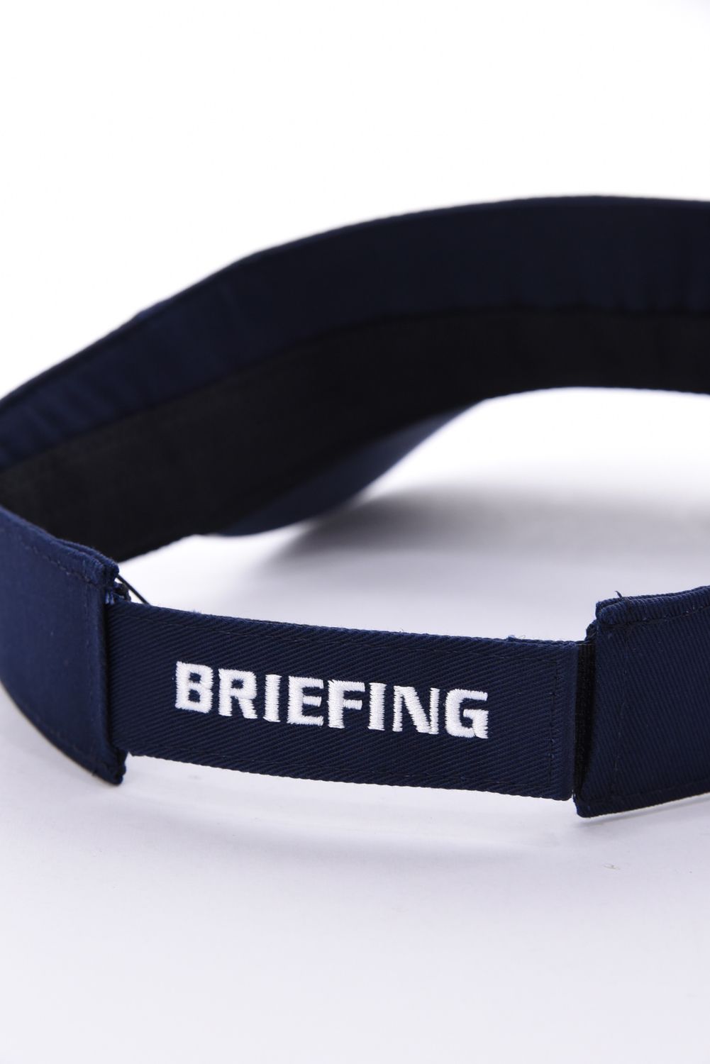 【26AW】 MEN’S COLLEGE LOGO VISOR / カレッジロゴ刺繍 サンバイザー (ネイビー)