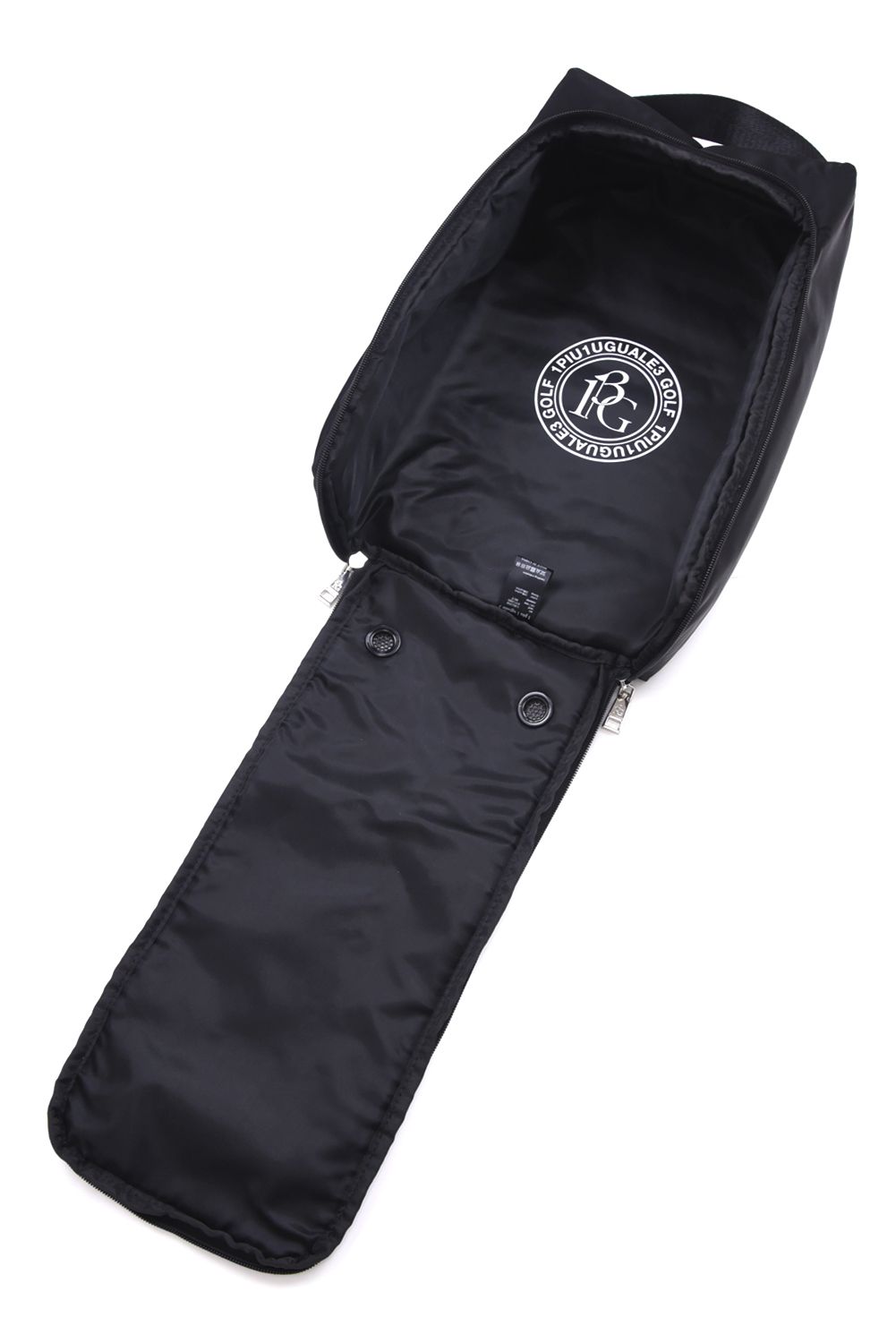 SHOES BAG / 113プレートロゴ シューズバッグ ブラック