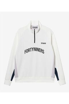 MOCK NECK HALF ZIP / ハーフジップ モックネック (ホワイト)
