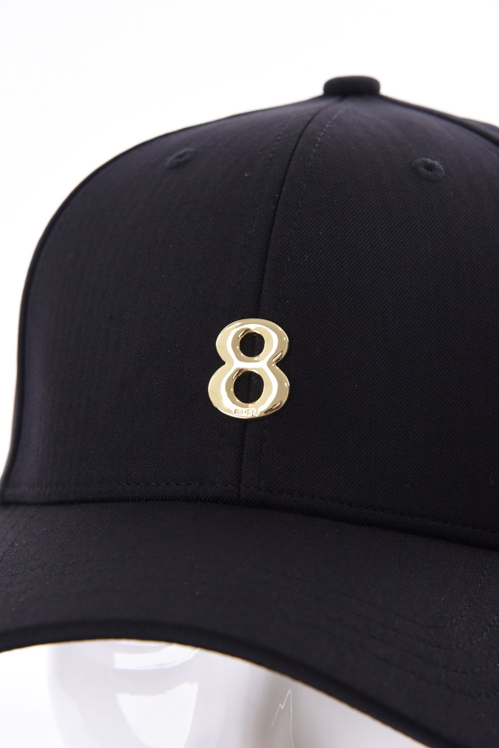 【26AW】 METAL LOGO TWILL CAP / 8メタルロゴ ツイルキャップ (ブラック)