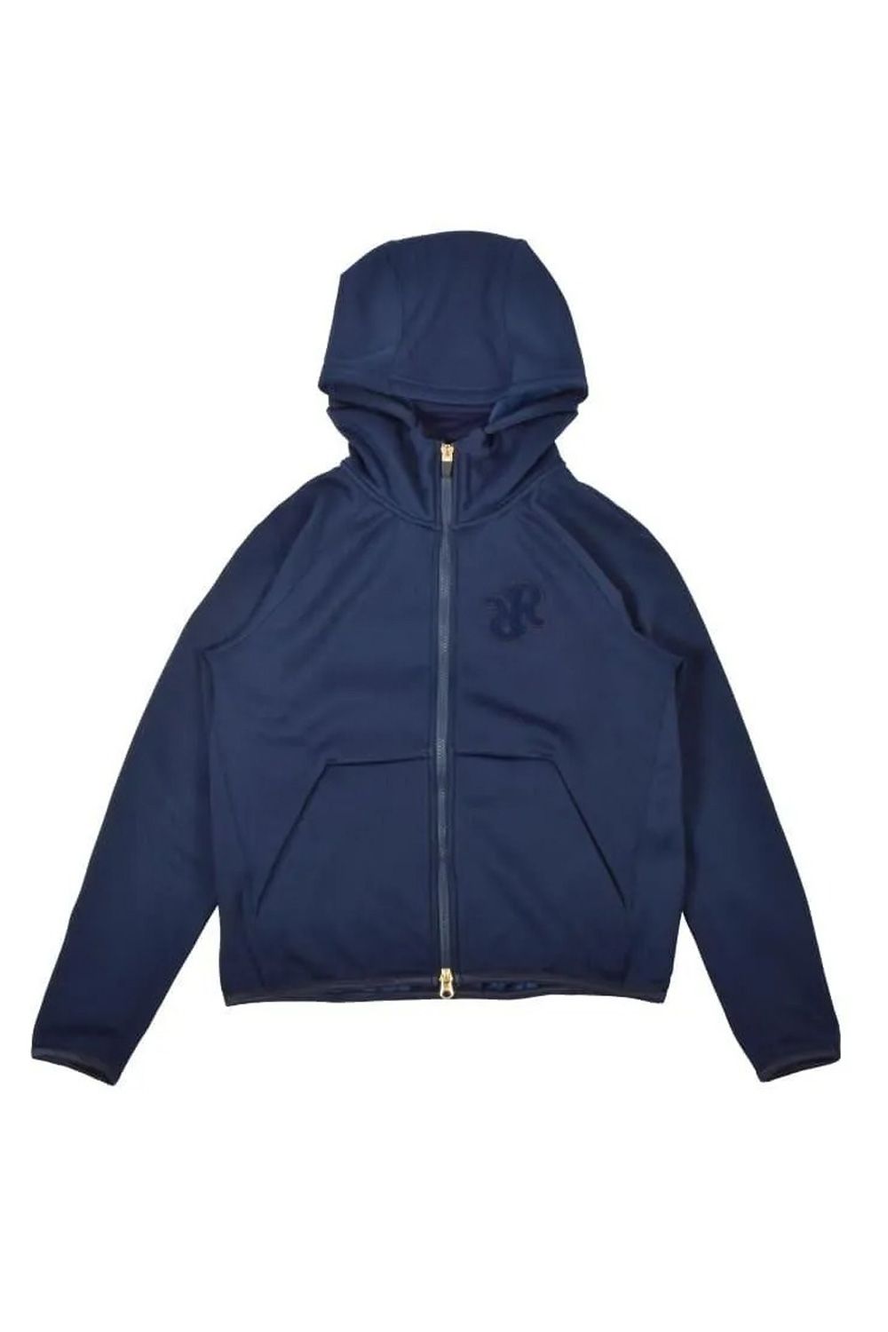 【25AW】 【レディース】 BRUSHED LOGO ZIP-UP HOODIE / ブラッシュロゴ ジップアップ パーカー (ネイビー)*