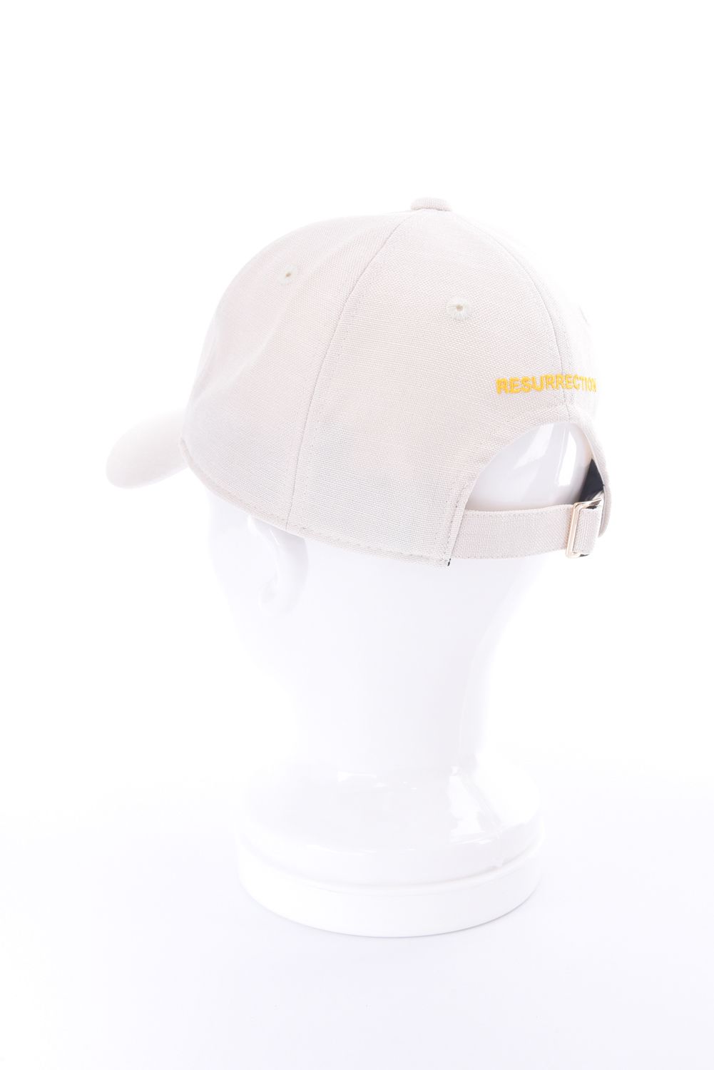 【26SS】 FIVE CONSECUTIVE CAP / リネンライク RRロゴ刺繍 キャップ (ベージュ)