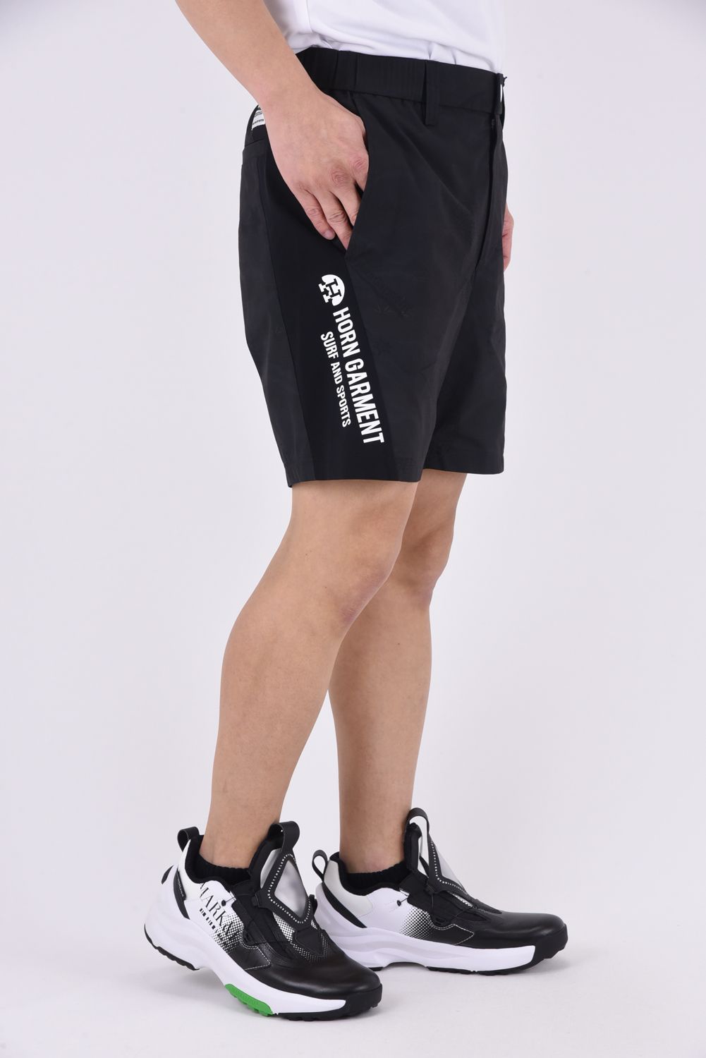 ホーンガーメント　ハーフパンツ HORN GARMENT 【新品】ホーンガーメント ハーフパンツ 白