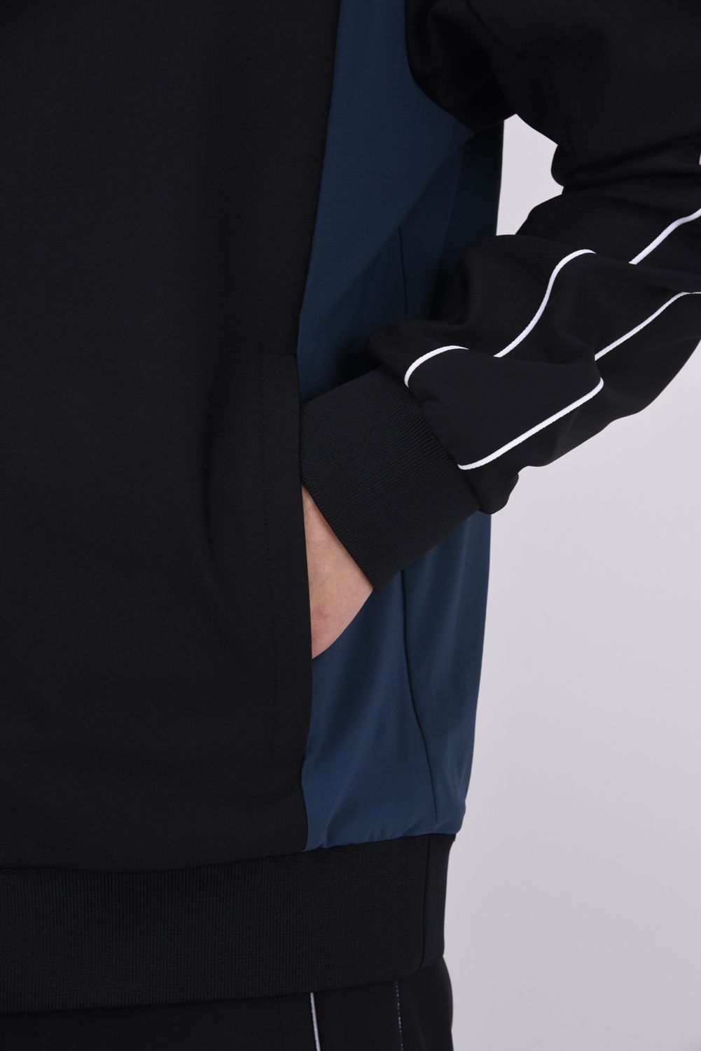 【25AW】 SPORTY TRACK JACKET / スポーティー トラック ジャケット (ブラック)