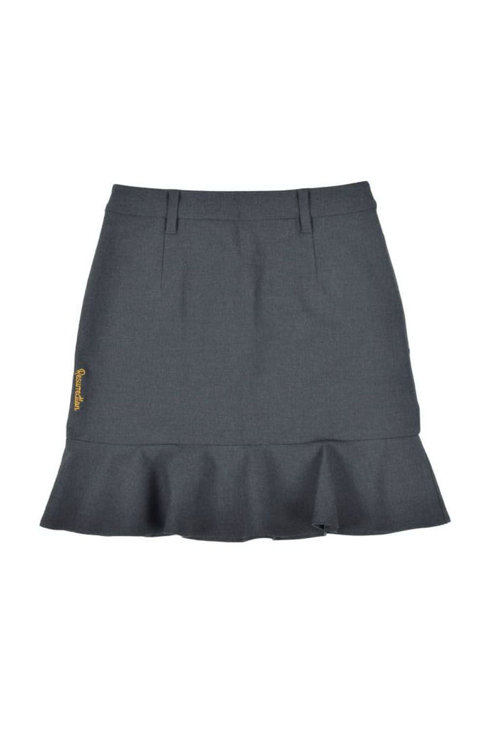 【レディース】 WOMENS SOFT THERMO PEPLUM SKIRT / 裏微起毛 ソフトサーモ ペプラム スカート (チャコール)*