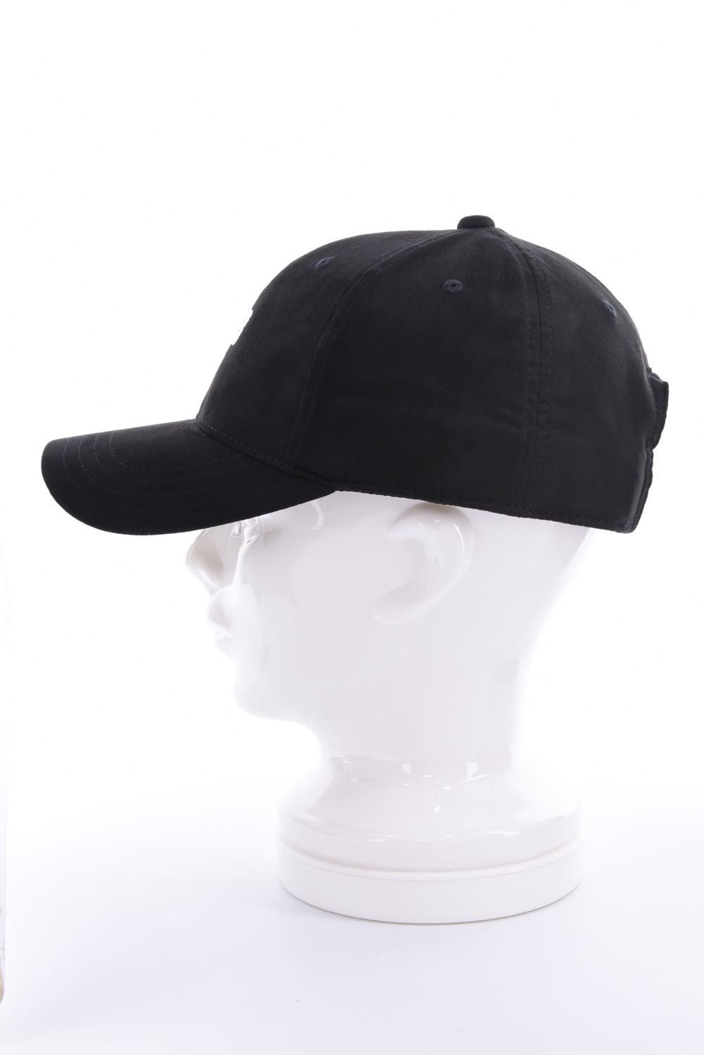 【26AW】 MEN’S SUEDE SMALL BG LOGO CAP / スウェード素材 スモールBGロゴ キャップ (ブラック)