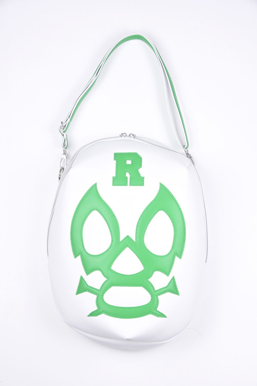 LUCHA SHOES CASE / マスクマン シューズケース ホワイト/グリーン