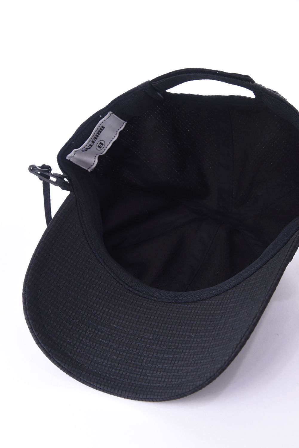 【26SS】【レディース】 WOMEN’S SEERSUCKER CORD STRAP CAP / シアサッカー コードストラップ付き キャップ (ブラック)