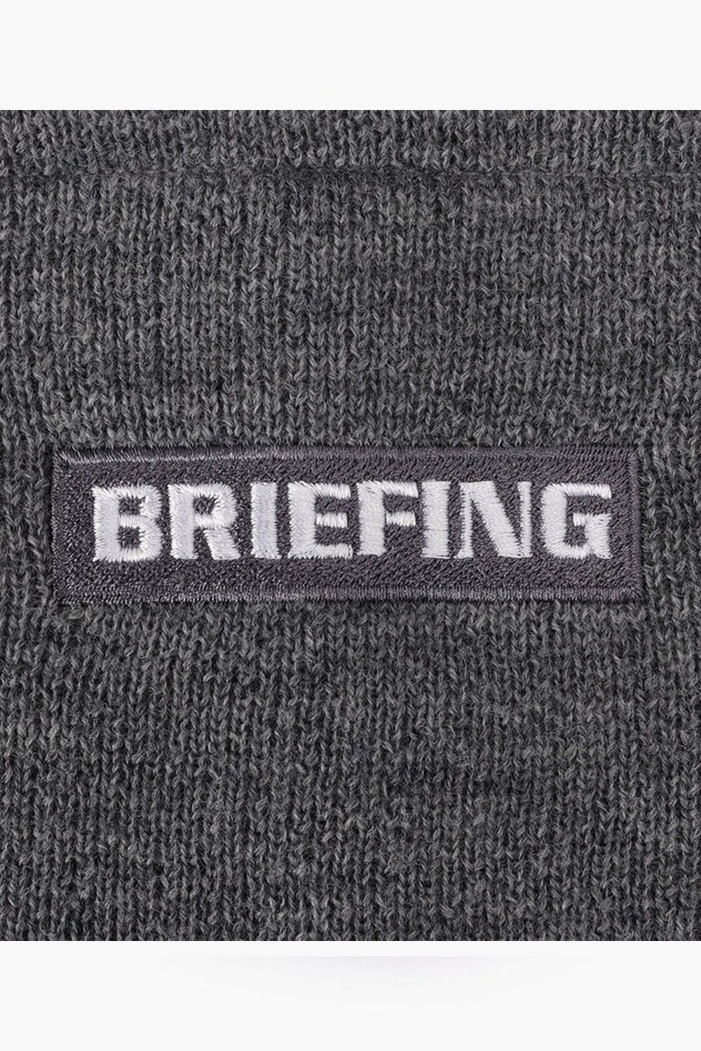 【26AW】 WOOL KNIT NECK WARMER / ウール ニット ネックウォーマー (グレー)