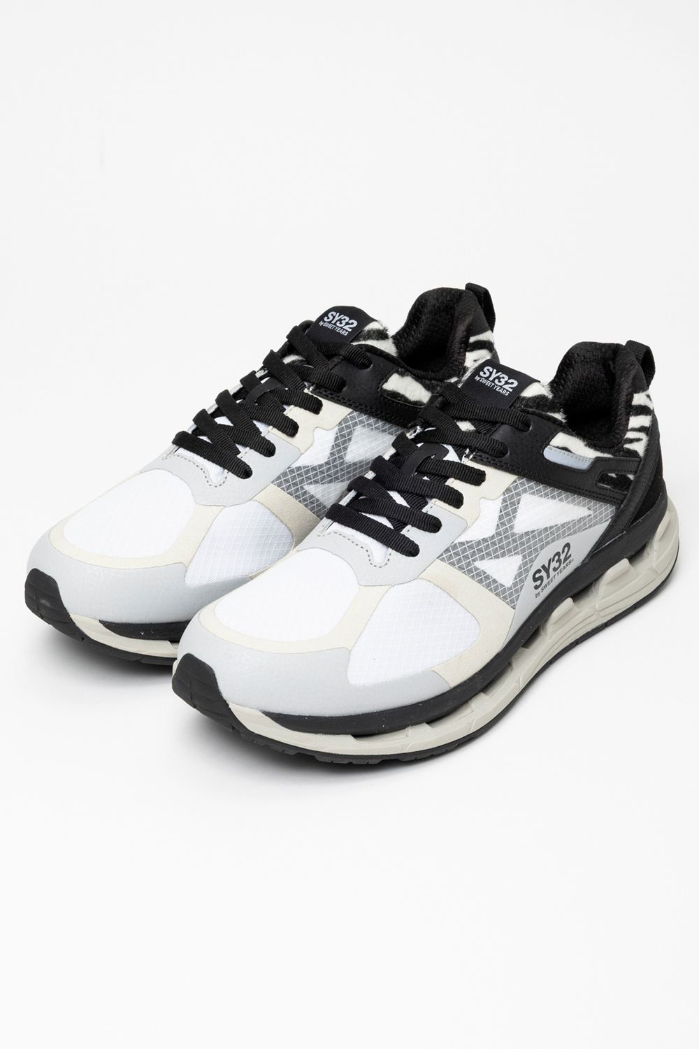 【26SS】 MOISTHROUGH360×SY32 / ラギットアウトソール コラボシューズ (ブラック)