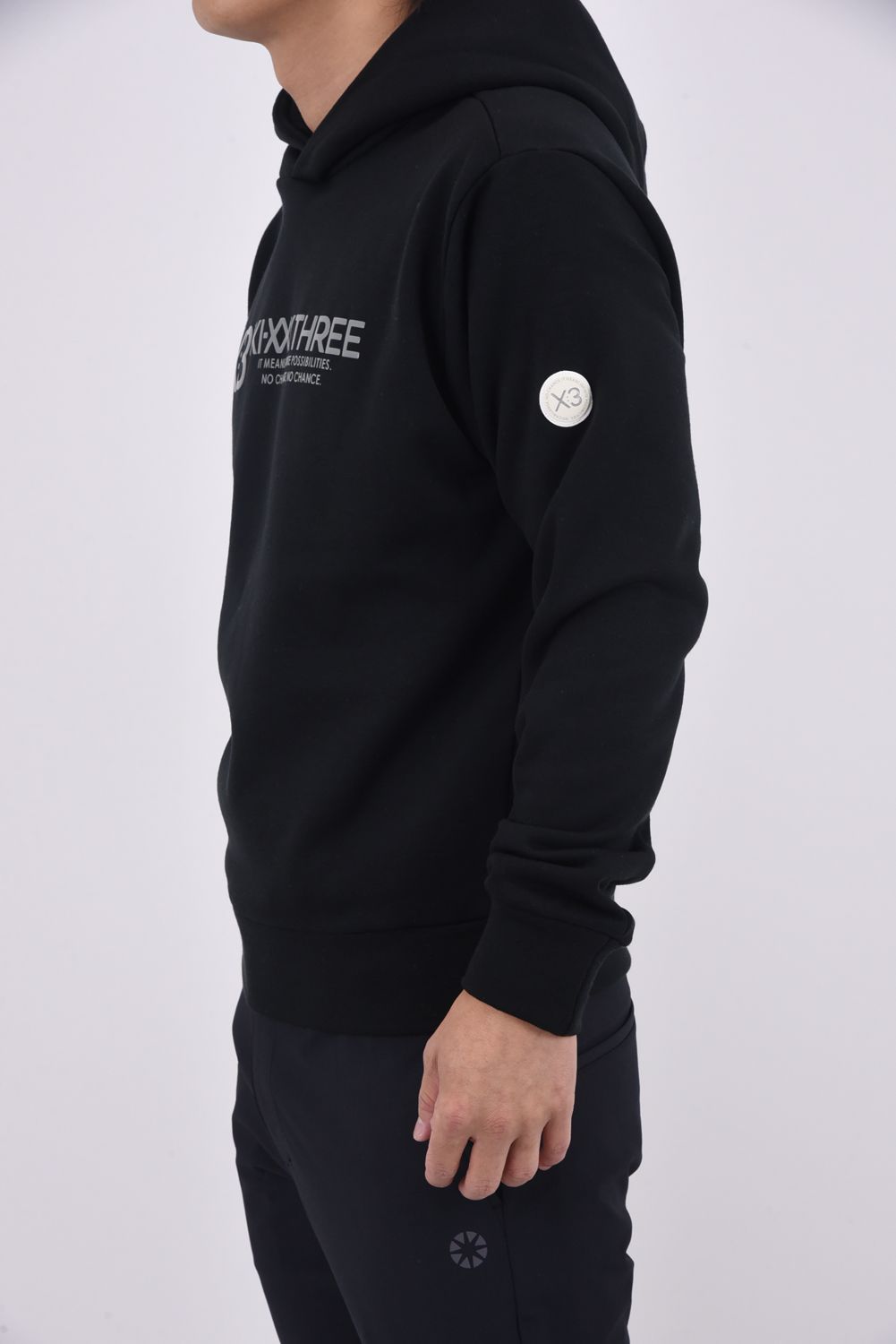 【25AW】 ACTIVE LOGO HOODIE / アクティブ ロゴ フーディー (ブラック)
