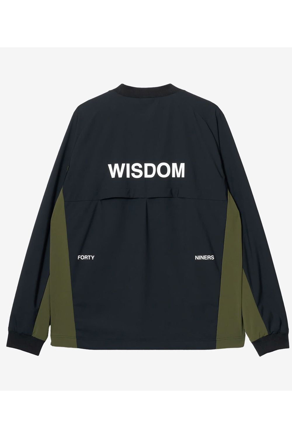 【26AW】 SHELL PULLOVER TRAIN / ナイロン クルーネック プルオーバー  (ブラック)