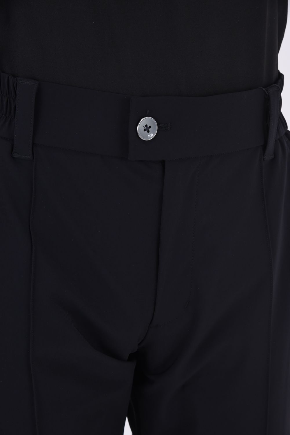 【ABSOLUTE】 CARVICO 425 HIGH STRETCH PIN TUCK PANTS / カルビコ ハイストレッチ ワンタック ストレッチパンツ (ブラック)