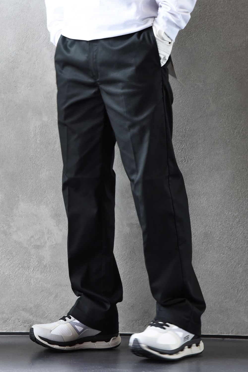 【26AW】 Dickies x DEVEREUX WORK PANTS / ディッキーズコラボ ストレッチロングパンツ (ブラック)