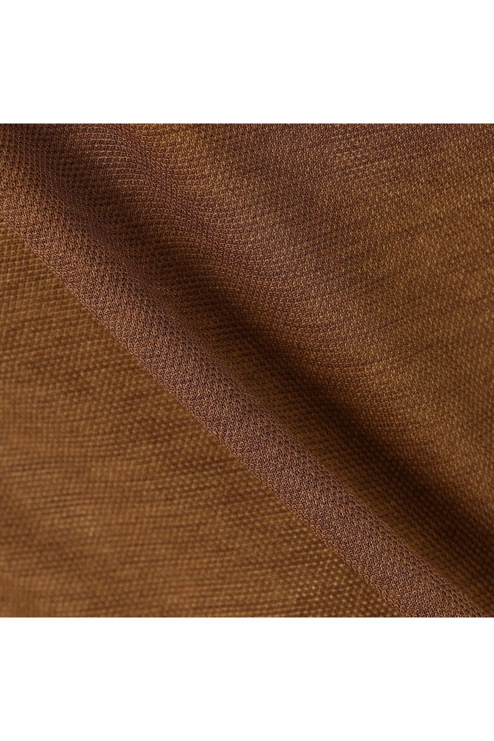 【26SS】 MEN'S LINEN-T WC SHIRT / リネンタッチ ワイドカラーポロシャツ (ブラウン)