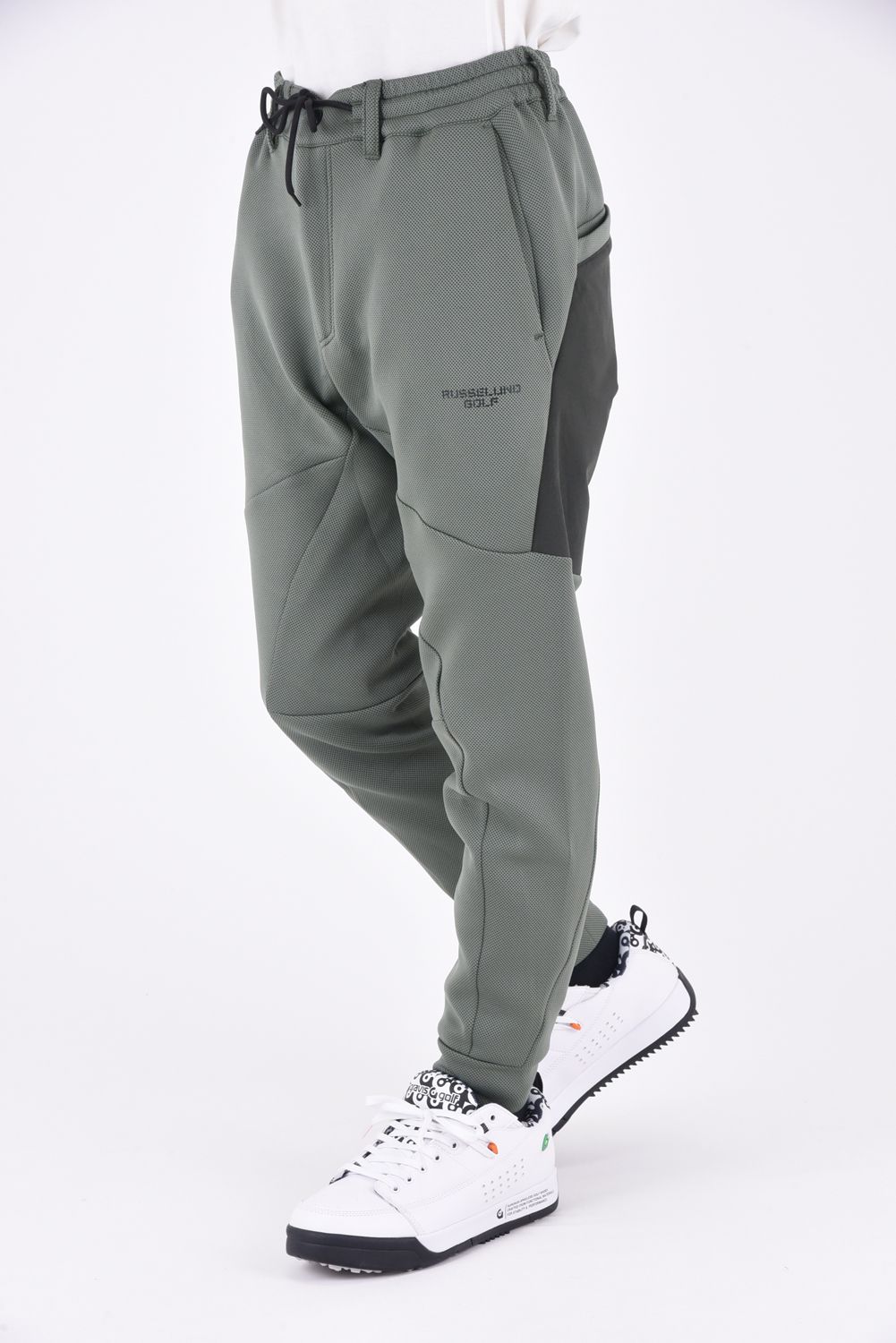 RUSSELUNO - TECH FLEECE LONG PANTS / ロングパンツ カーキ | GOSSIP GOLF