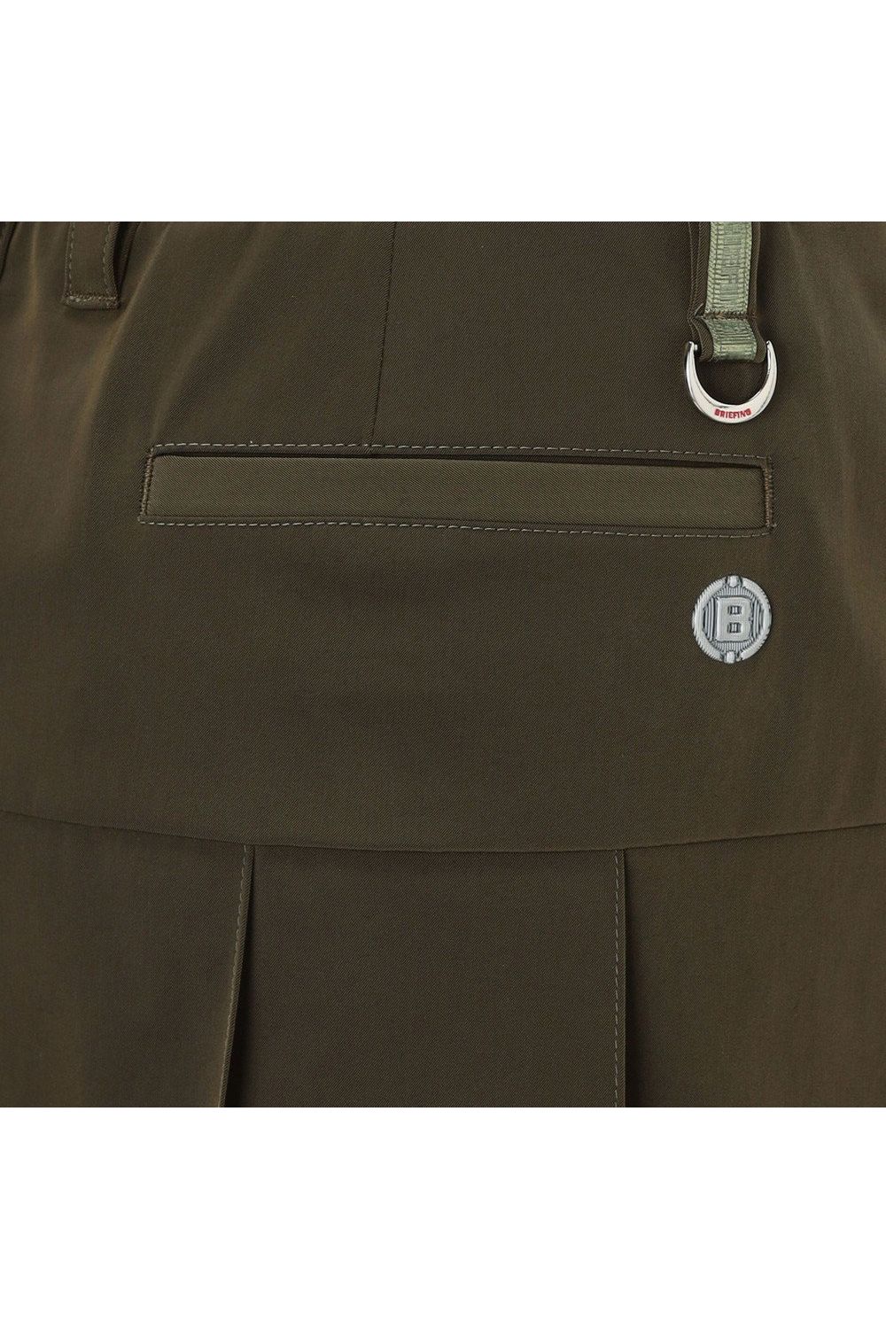 【26SS】【レディース】 WOMEN’S WR NYLON 3D LOGO PLEATED SKIRT / ナイロンストレッチ 3Dロゴ プリーツスカート (オリーブ)