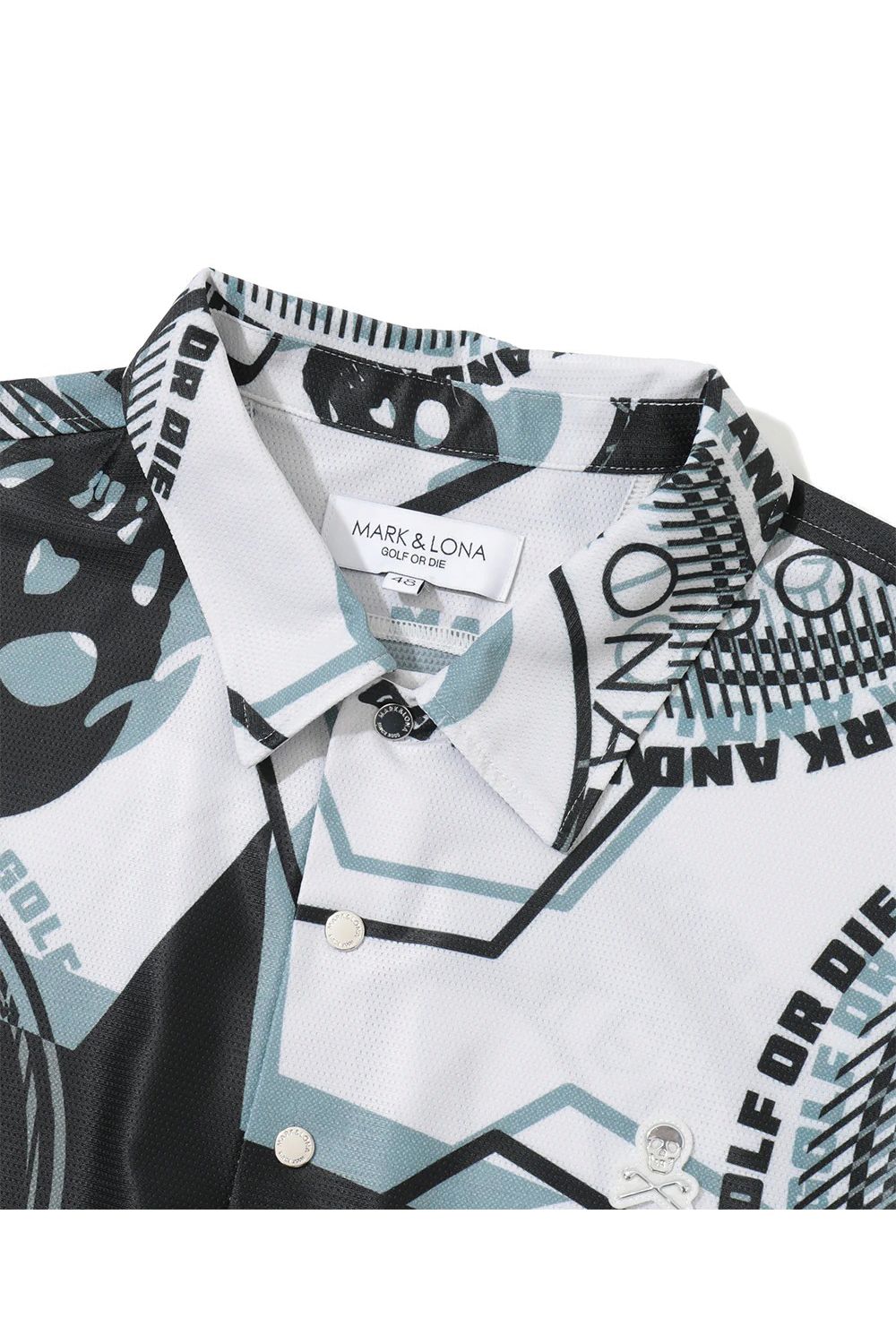 【26SS】 ATLAS AIRFLOW POLO / オープンメッシュ素材 グラフィックパターン ポロシャツ (ベージュ)