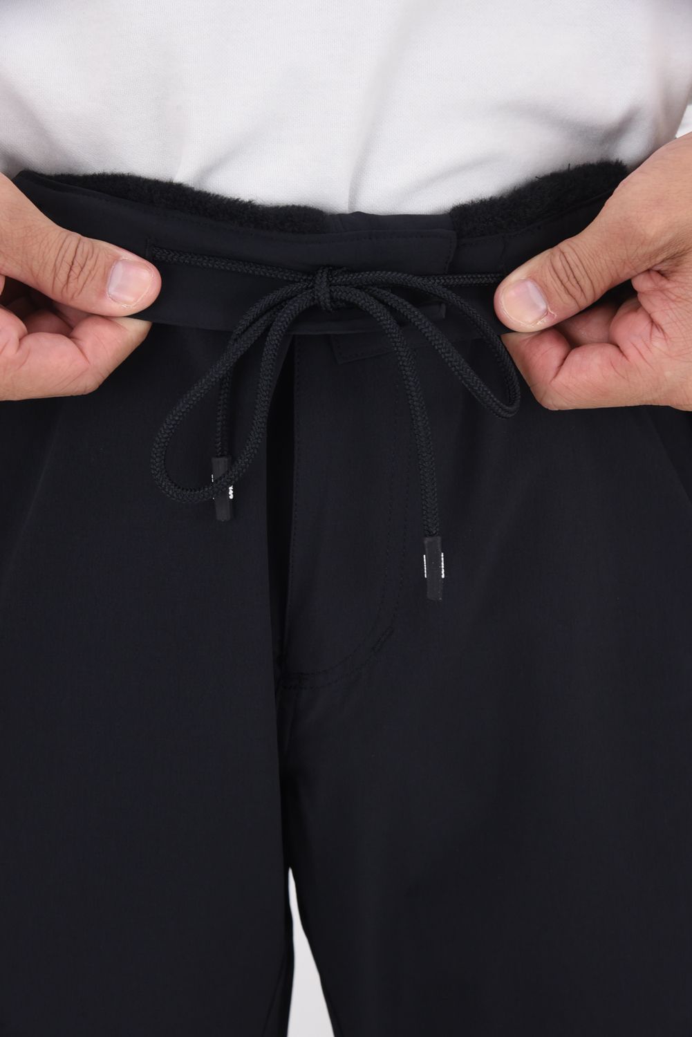 【25AW】 OCTA PANTS / 2WAYストレッチナイロン 裏起毛 ロングパンツ (ブラック)