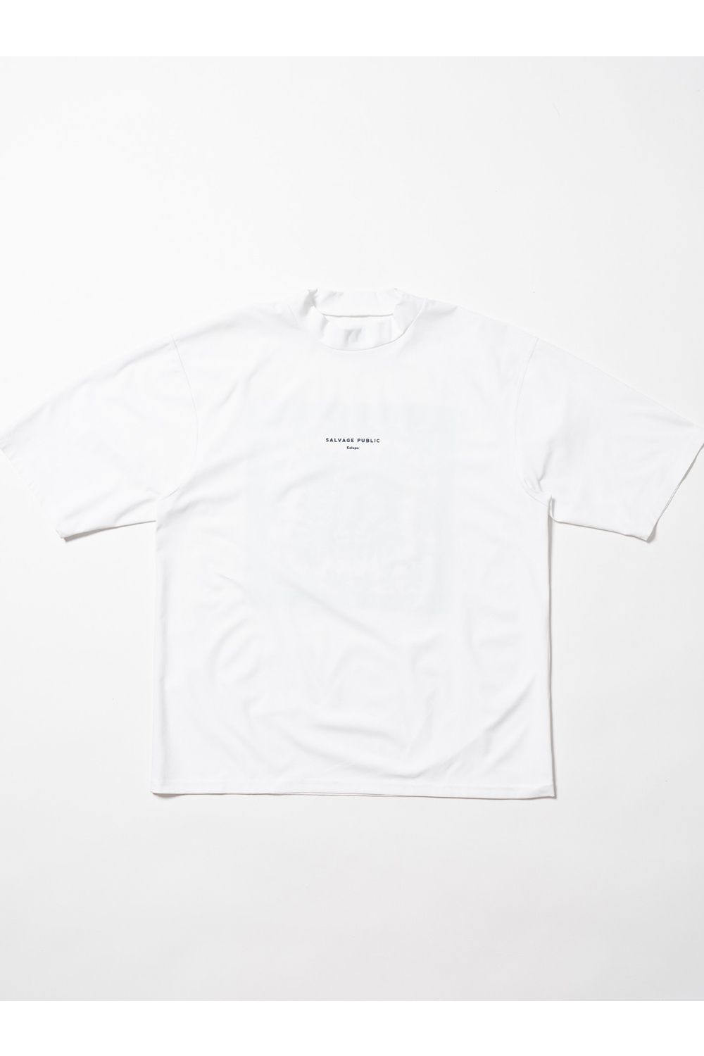 【2026SS】 SURF Mockneck S/S(TI LEAF Paisley) / バックプリント モックネックTシャツ (ホワイト) (4月入荷予定)