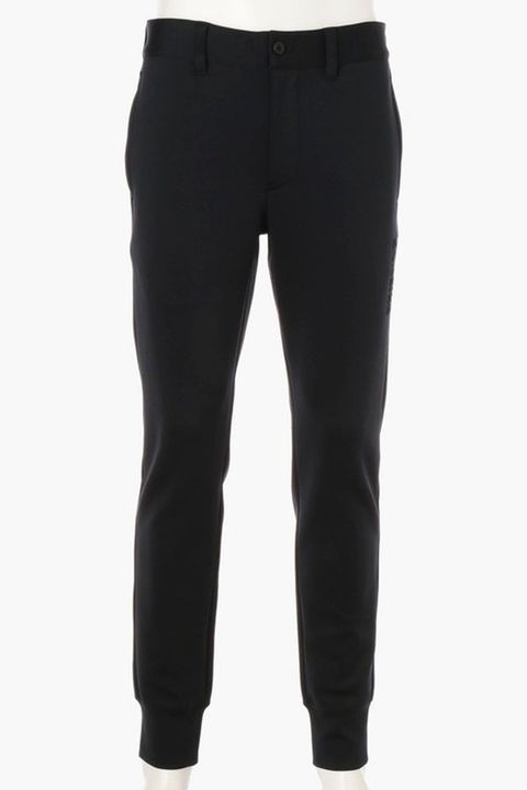 【25AW】 MEN'S 3D LOGO JOGGER PANTS / 3Dロゴ ストレッチジャージ ジョガーパンツ (ブラック)