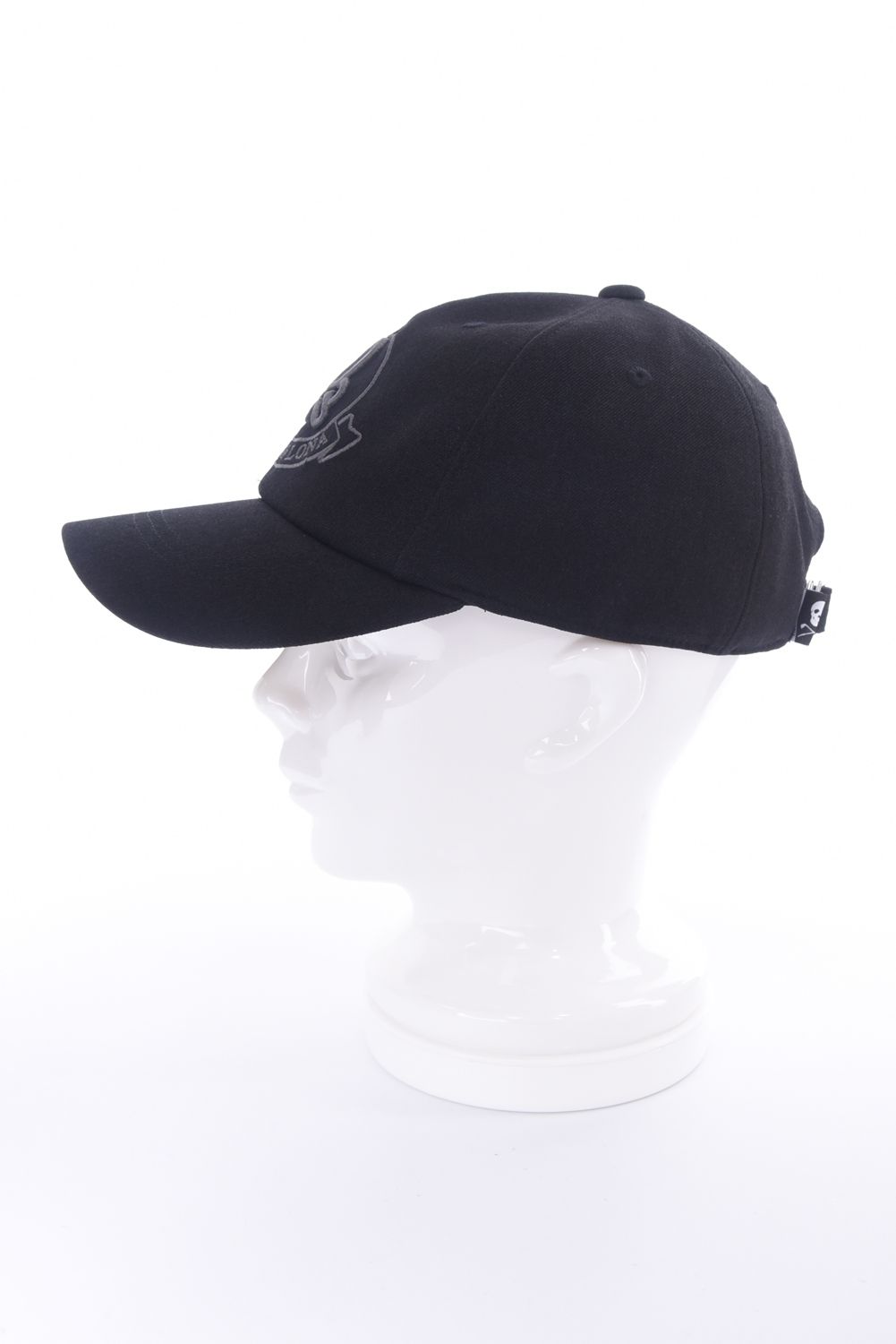 SPECTRA WOOLY 6P CAP / ブランクスカル3Dロゴ刺繍 ベースボールキャップ (ブラック)