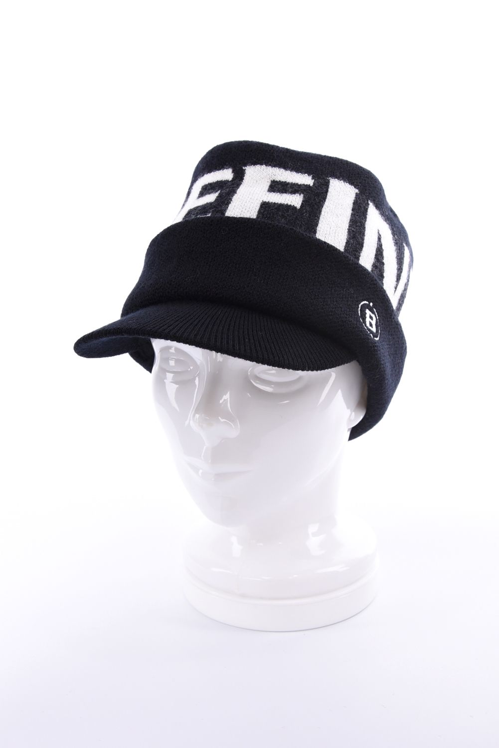 【26AW】 MEN’S WR WOOL KNIT WORK CAP / ブランドロゴ ワークキャップ (ブラック)