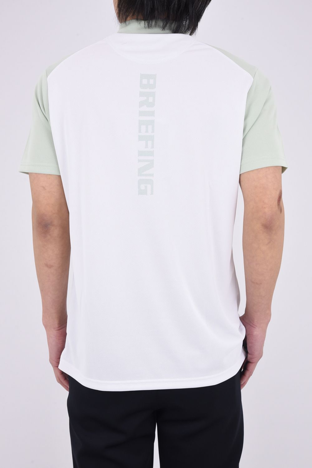 【26SS】 MEN'S BI-COLOR HIGHNECK / バイカラー ハイネックTシャツ (セージグリーン)
