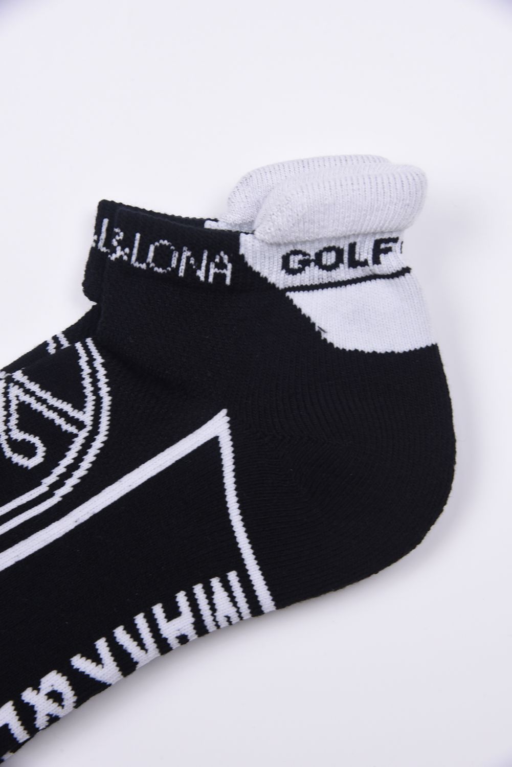 【26SS】【レディース】 ROUND SKULL ATHLETIC LOW SOCKS / サークルスカルジャカード スニーカー丈 ローソックス (ブラック)