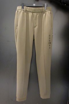 【26AW】 DOUBLE MESH KNIT LONG PANTS / メッシュ ロングパンツ (カーキ) (10月上旬入荷予定）