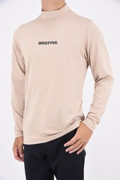 BRIEFING - MENS TOUR LS HIGH NECK BBG231 / ブランドロゴ ロング  
