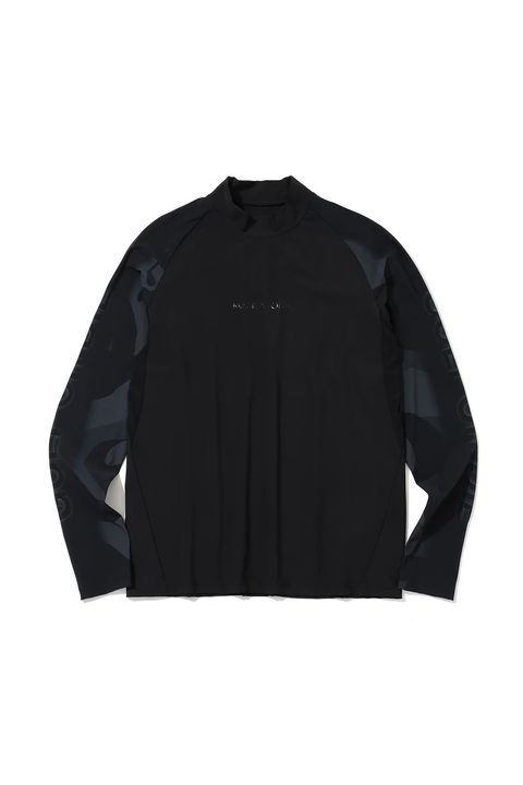 【26AW】 VANGUARD PANEL MOCK NECK / モックネックTシャツ (ブラック)