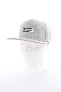 【26AW】 PREMIUM SNAPBACK 113G LOGO CAP / スナップバック フラットキャップ (グレー)