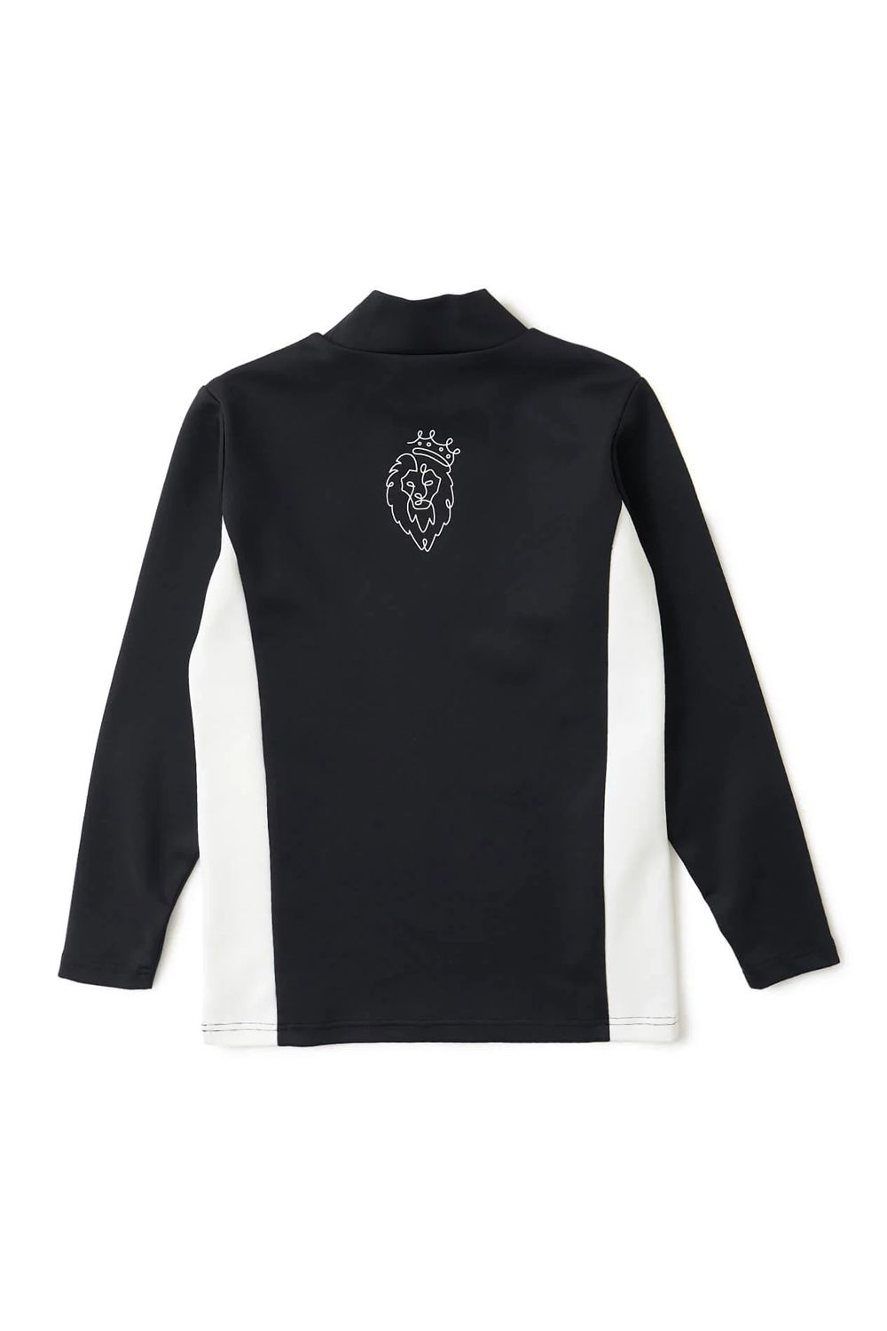 【26AW】【レディース】 OHSL MOCK / モノトーン バイカラー ロングスリーブ モックネックTシャツ (ブラック)