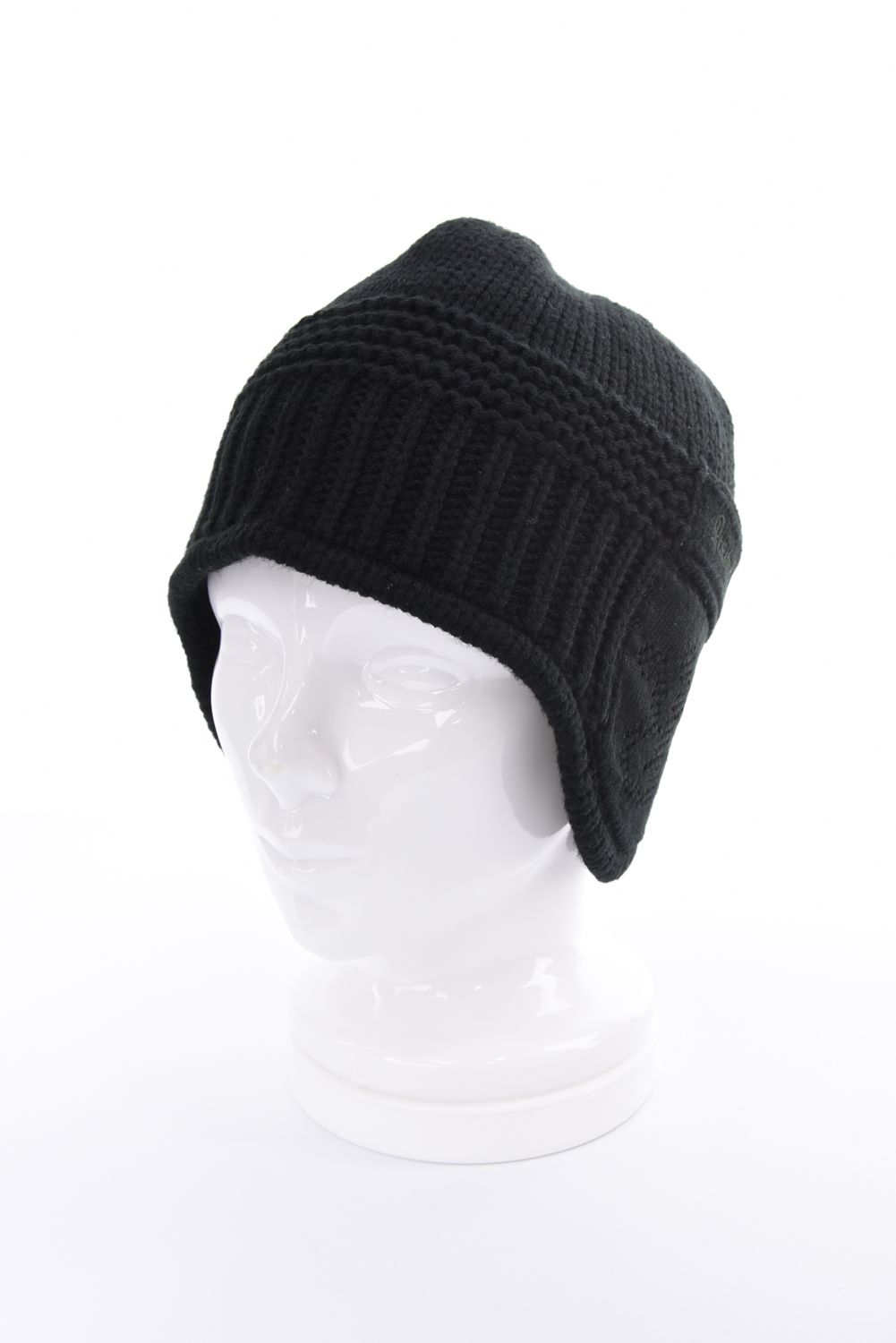 【26AW】 EAR WARMER KNIT CAP / イヤーウォーマー ニットキャップ  (ブラック)