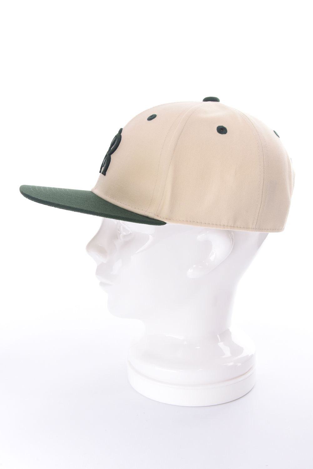 【26SS】  BICOLOR CAP FLAT / バイカラー キャップ フラット (ベージュ/グリーン)