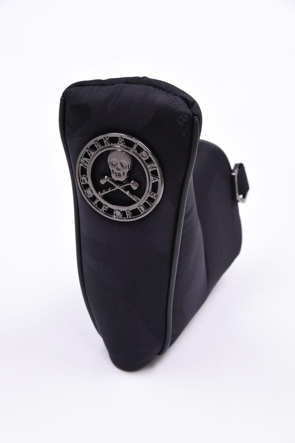 【26AW】 PREMIUM GAUGE PUTTER COVER / コーデュラナイロン スカルカモジャカード ピンタイプ パターカバー (ブラック)
