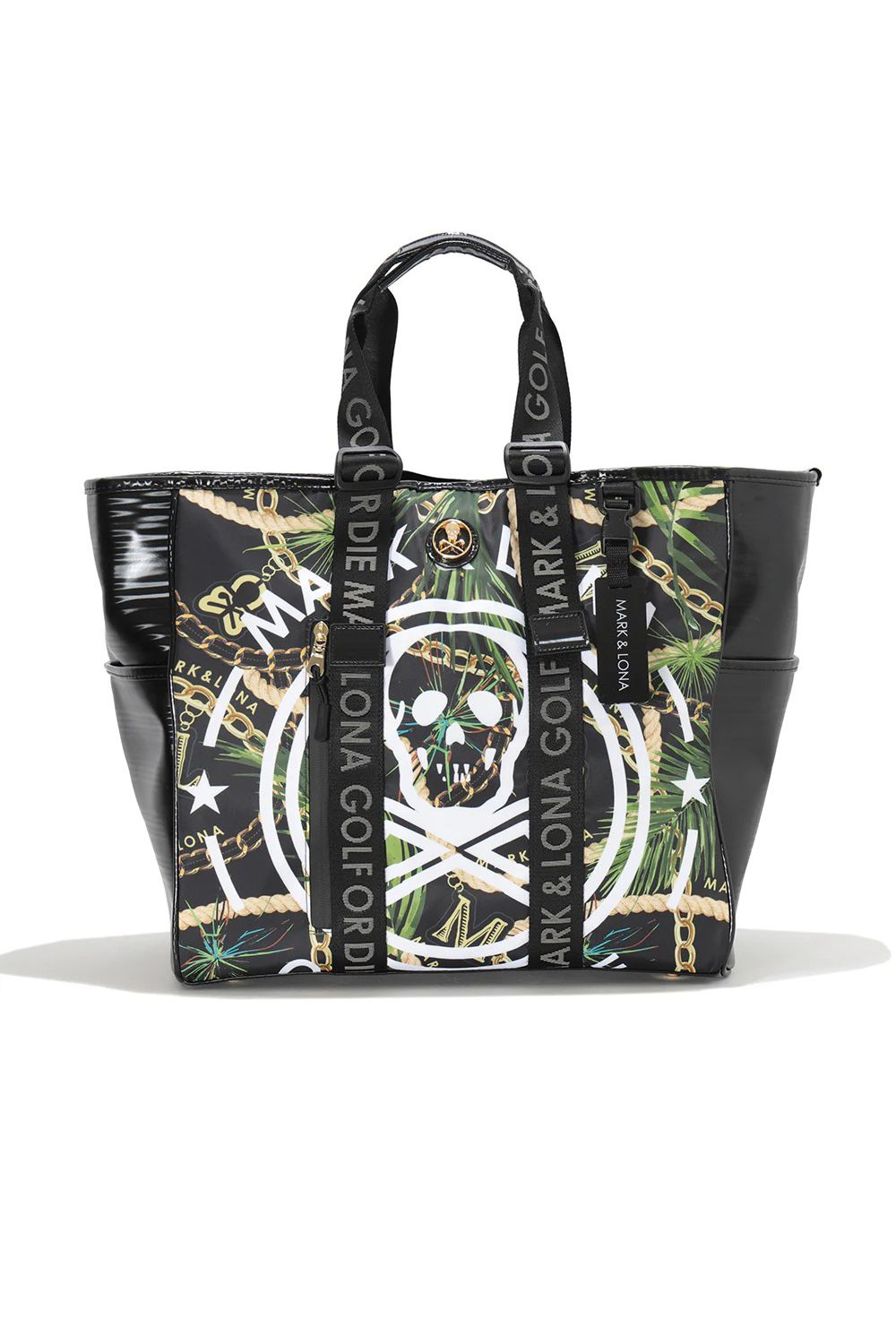 【2026SS 木村拓哉さん着用 VOL.7】 RIVIERA TOTE BAG / ボタニカルグラフィック 2WAYトートバッグ (ブラック)
